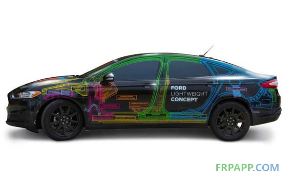 福特輕量化概念車，后窗采用PC樹脂減重35％ 