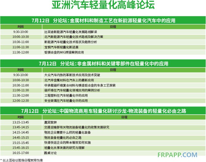 高峰論壇助力2018亞洲汽車(chē)輕量化展覽會(huì) 深度、權(quán)威、專(zhuān)業(yè)